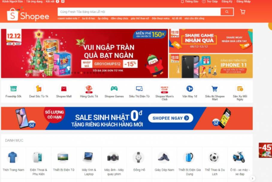 Top 10 trang web mua sắm trực tuyến hàng đầu tại Việt Nam hiện nay